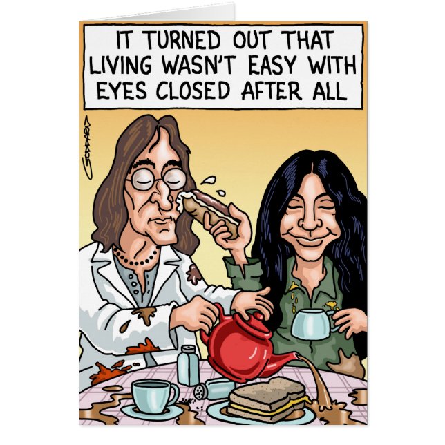 Drôle Cartoon Card par Clive Goddard (Devant)