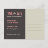 Drôle Cartoon Chats Enregistrer la carte postale D (Dos)