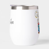 Drôle Cartoon Chicks | Chicken Mom Personnalisé (Droite)