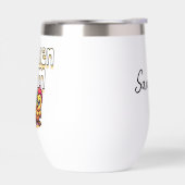 Drôle Cartoon Chicks | Chicken Mom Personnalisé (Gauche)