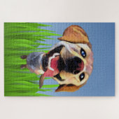 Drôle Cartoon Labrador Retriever 1014 Piece Puzzle (Horizontal)