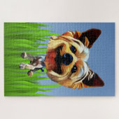 Drôle Cartoon Yorkshire Terrier 1014 Piece Puzzle (Horizontal)