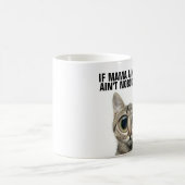 Drôle Cat Café Mugs pour Mère, Maman (Centre)