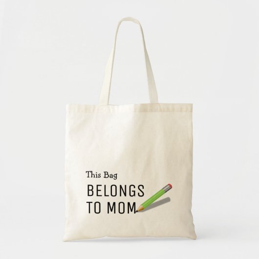 Drôle 'Ce sac appartient à maman' Cadeau (Devant)