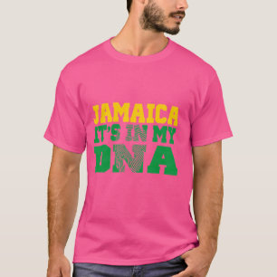 Drôle, c'est dans mon ADN T-shirt jamaïcain Fierté