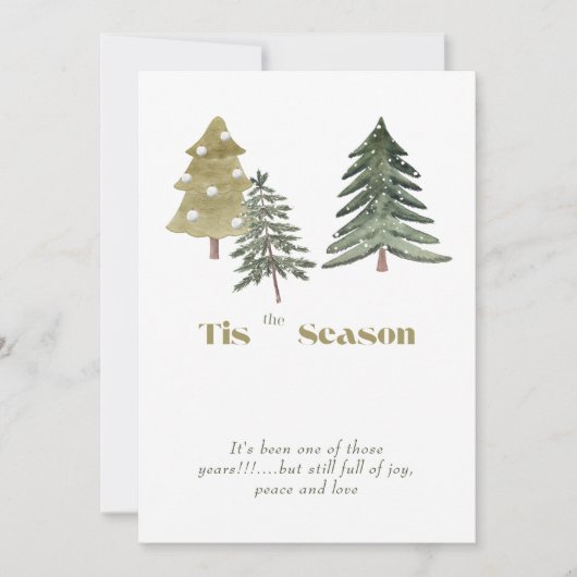 Drôle C'est l'une de ces années Carte de Noël (Devant)