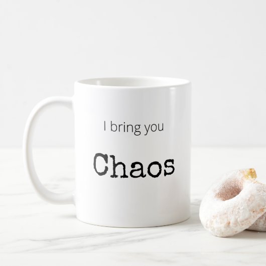 Drôle Chaos Mug (Avec donut)