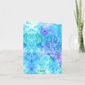 Drôle Chat Anniversaire Rocher Plié Carte de voeux (Dos)