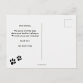 Drôle Chat Booze Se Bien Bientôt Carte Postale (Dos)