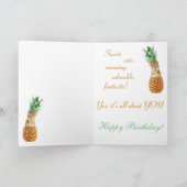 Drôle Chat Carte d'Anniversaire - Chat mignon Dans (Intérieur)