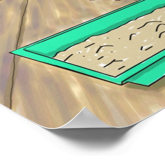 Drôle Chat dans Bath 665 Poster (Coin)