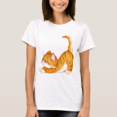 Drôle Chat Fou Lady T-shirt femme (Devant)