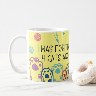 Drôle Chat Lady Design Coffee Mug Cup