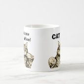 Drôle Chat Papa Café Mug (Centre)