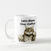 Drôle Chat Papa Café Mug (Gauche)