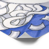 Drôle Chat sur Toilet 535 poster (Coin)