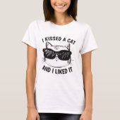 Drôle Chat T-Shirts Dames, J'AI AIMÉ UN CHAT COMME (Devant)