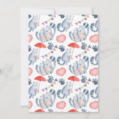 Drôle Chats nuptiale Invitation Douche Purrfect Am (Dos)