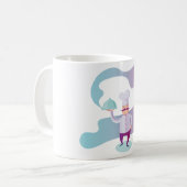 Drôle Chef italien Café Mug (Devant gauche)