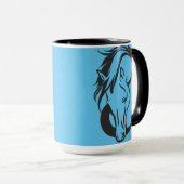 Drôle Cheval Mug (Devant droit)