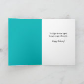 Drôle Chien Ate Anniversaire Carte de voeux (Intérieur)