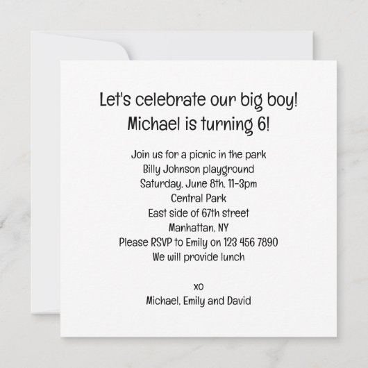 Drôle chien carte d'anniversaire, Papillon anniver (Dos)