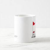 Drôle chien de golf Mug (Centre)