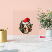 Drôle Chien de Noël Catahoula Leopard (Mariage)