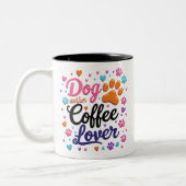 Drôle Chien Mug Envelopper Les Amateurs De Café Ca (Gauche)