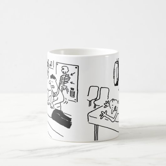 Drôle chiropraticien café Mug (Centre)