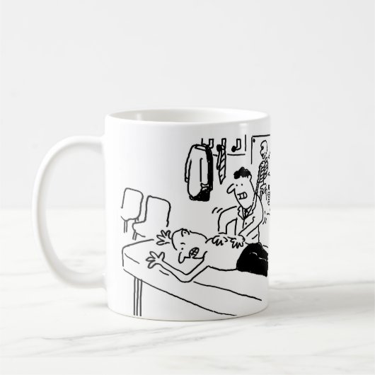 Drôle chiropraticien café Mug (Gauche)