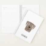 Drôle Chocolat Labrador Retriever Chien Nom Person<br><div class="desc">Cute Chocolate Labrador Retriever peinture à l'aquarelle pour chien, parfait pour les amoureux de les chiens. Personnalisez-le en modifiant ou en supprimant le nom.</div>