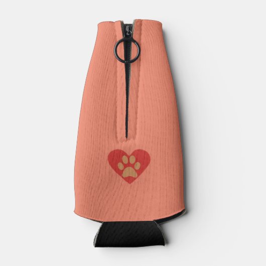 Drôle Chow Chow Chien Glacière de bouteille (Dos)