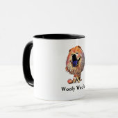 Drôle Chow Chow Chien Mug (Devant gauche)