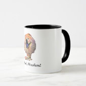 Drôle Chow Chow Chien Mug (Devant droit)