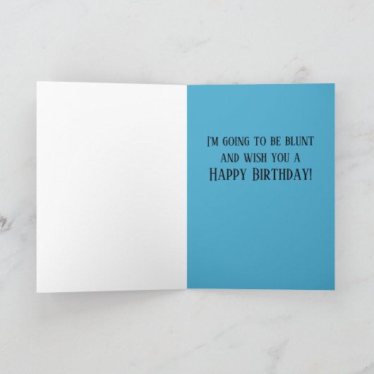 Drôle Ciseaux de carte d'anniversaire (Intérieur)