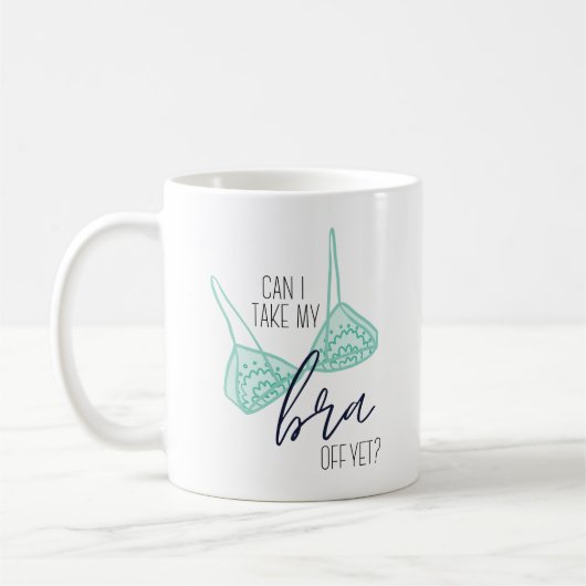 Drôle Citation Bra Coffee Mug (Gauche)