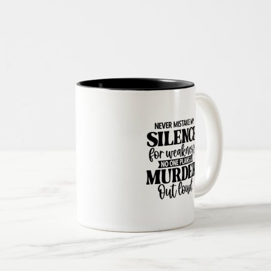 Drôle Citation de café Mug (Devant droit)