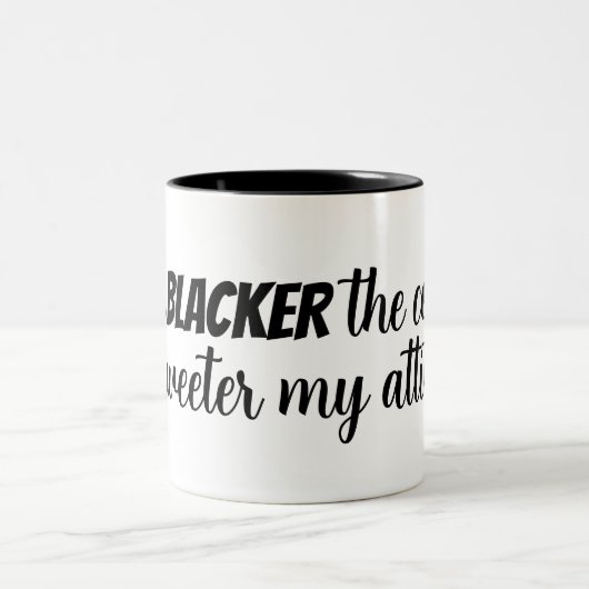 Drôle Citation de café Mug (Centre)