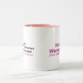 Drôle Citation de la Mug café chauffer la main (Centre)