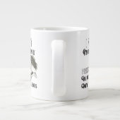 Drôle Citation de pêche Kayak Mug (Dos)