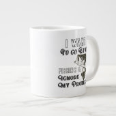 Drôle Citation de pêche Kayak Mug (Devant droit)