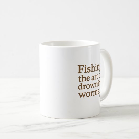 Drôle Citation de pêche Mug (Devant droit)