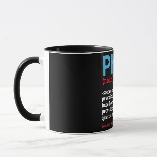 Drôle Citation/Dit Mug (Gauche)