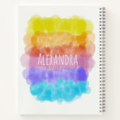 Drôle Citation mathématique Aquarelle Motif Carnet (Dos)