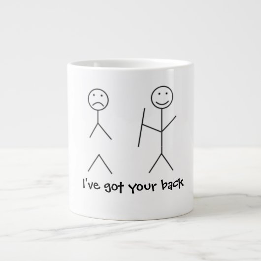 Drôle Citation Mug "J'ai ton dos" Cadeau Parfait! (Devant)