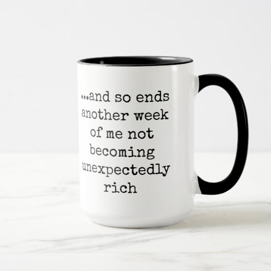 Drôle, Citation, Texte, Mug de café (Droite)