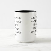 Drôle, Citation, Texte, Mug de café (Centre)