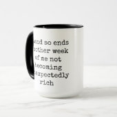 Drôle, Citation, Texte, Mug de café (Devant gauche)