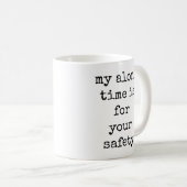Drôle, Citation, Texte, Mug de café (Devant droit)